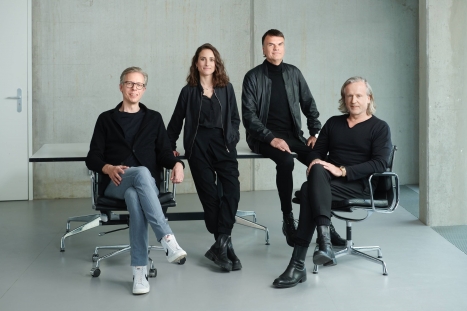 Andr Pollmann (Zweiter von rechts) ergnzt als Associate Partner das Fhrungsteam um (v.l.) Simon Loebel, Anna Lders und Marc Sasserath - Foto: Sasserath+